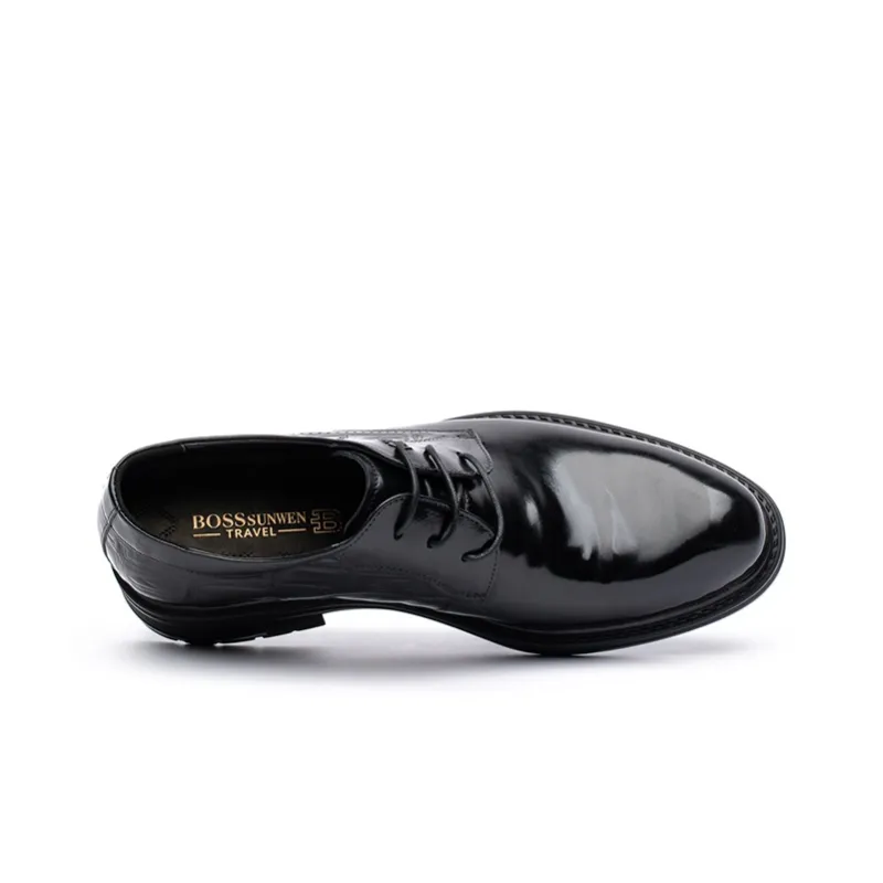 BOSSSUNWEN Dress Shoes Men's Black-3