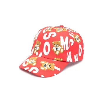 MOSCHINO Teddy Bear Logo print Baseball Cap
