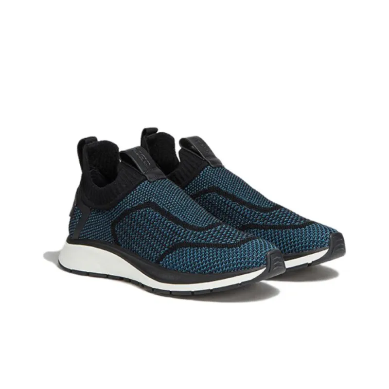 Zegna TECHMERINO™ Low Top Casual Shoes Men's Blue-2