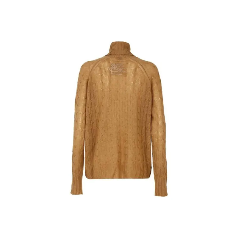ETRO Pegaso motif Cable knit Jumper-1