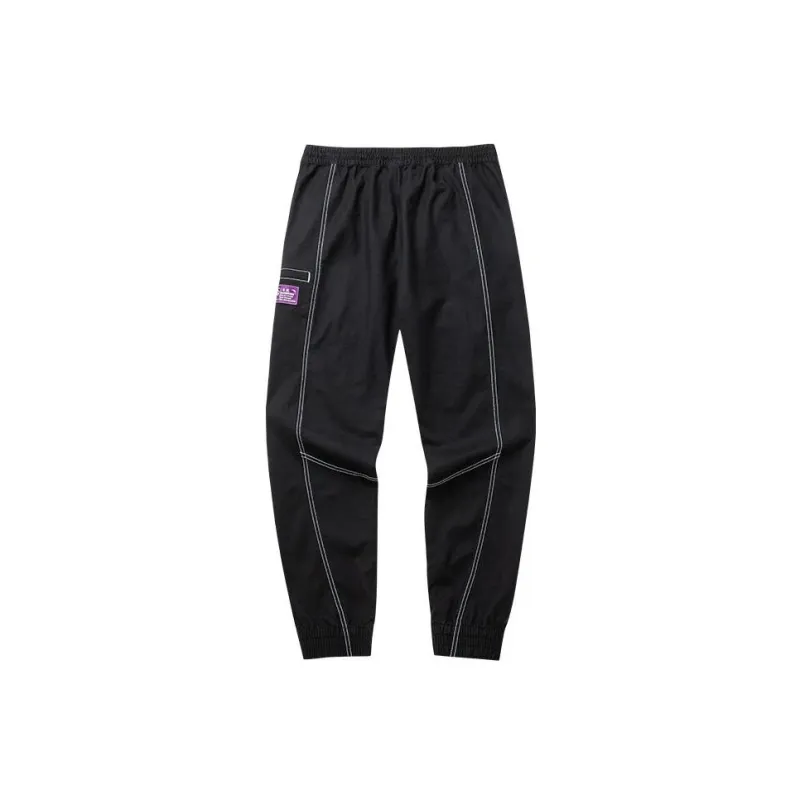 Anta Basketball Collection Knitted Sports Pants Men's Basic Black-1