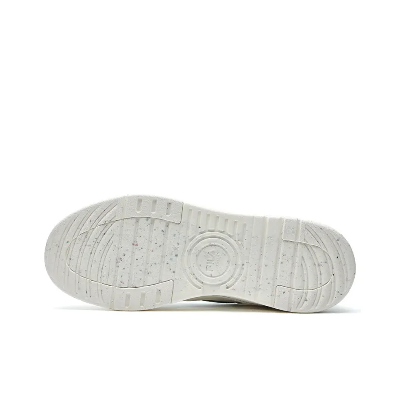 FILA FUSION 50 50 Wide Coverage Cushioning Impact Resistance Quick Dry Low Top Skateboard Shoes Men's Milk White-4