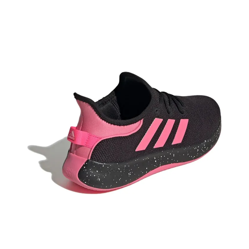 Adidas Cloudfoam Pure 'Black Lucid Pink' Women's-3