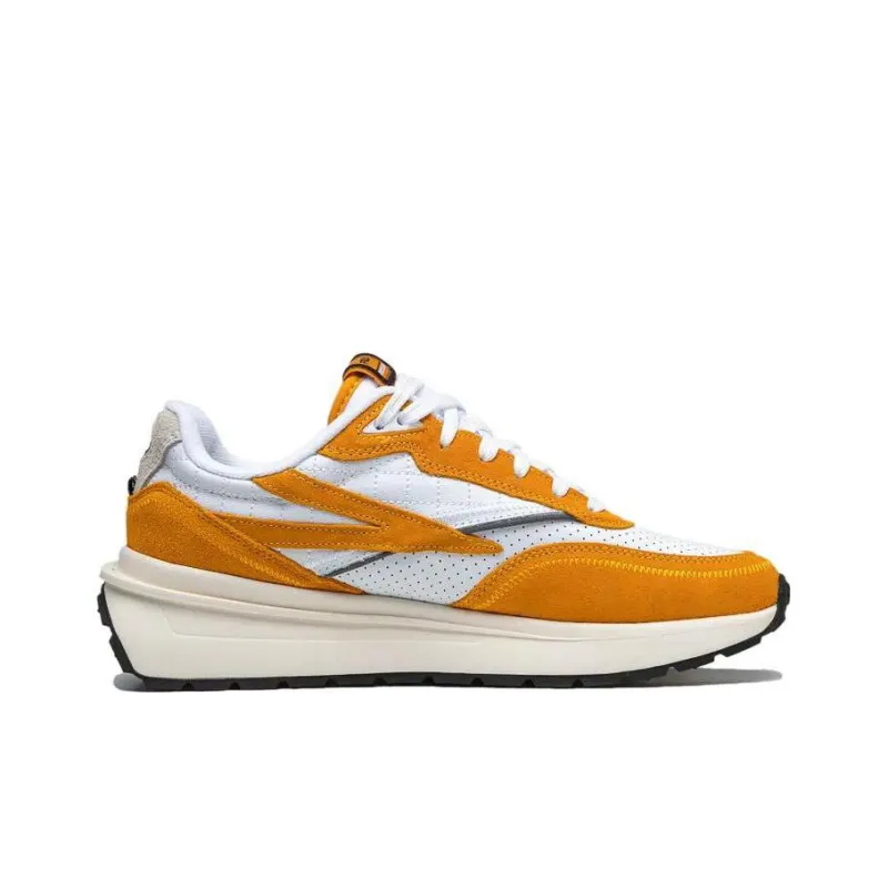 FILA Renno Premium Slip-Resistant Low-Top Casual Shoes Men's White Yellow-1