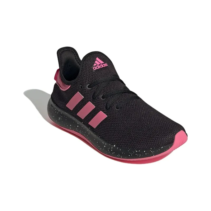 Adidas Cloudfoam Pure 'Black Lucid Pink' Women's-2