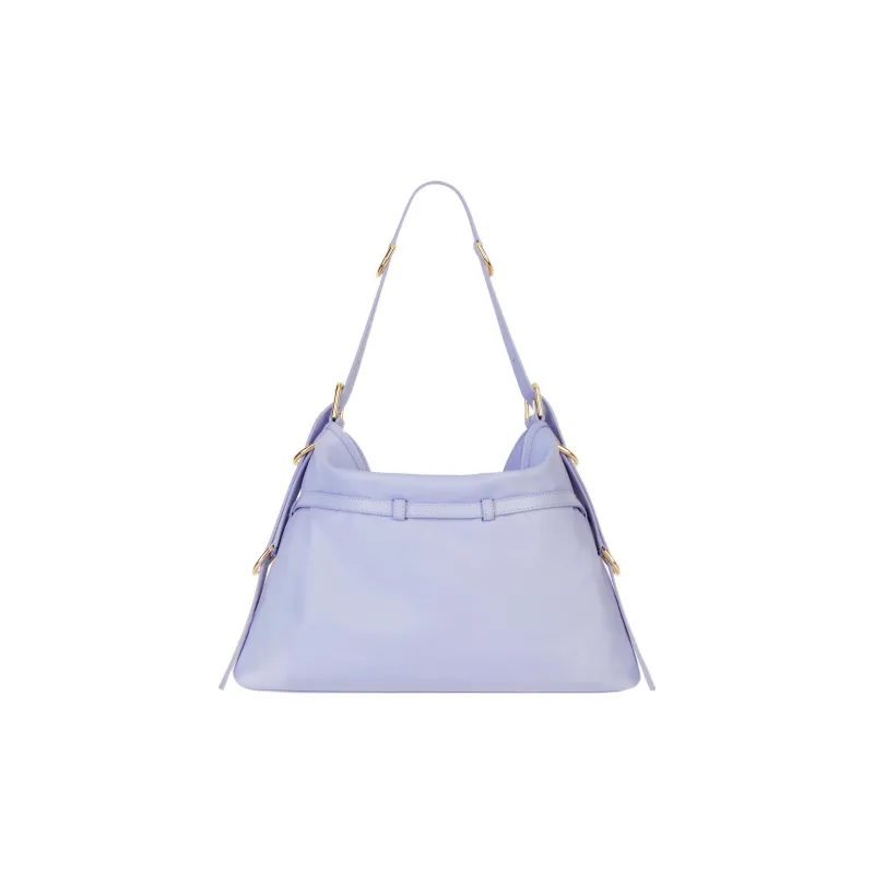 Givenchy Voyou Cow Leather Handbag, Shoulder Bag Women's Light Purple-2