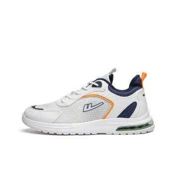 Warrior Wear resistant And Lightweight Low Top Casual Shoes Men's White Navy Blue