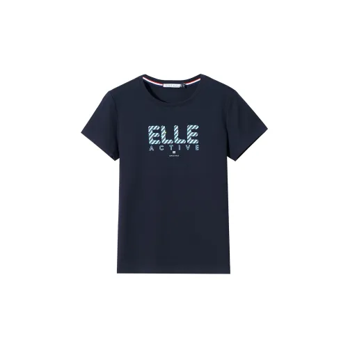 Elle Active T-Shirts Women's Navy Blue