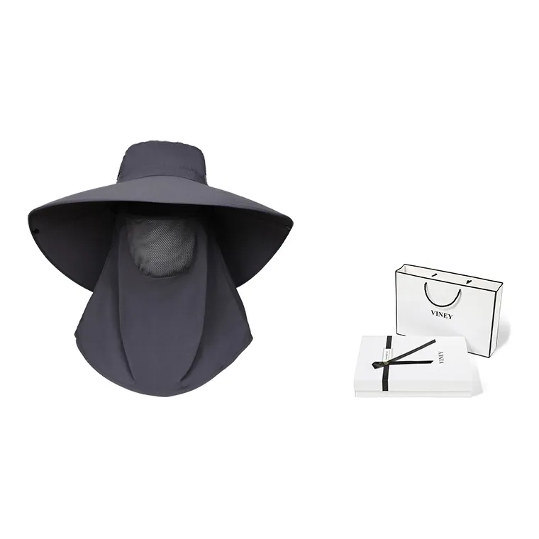 VINEY Polyester Sun Protection Hats Men's-0