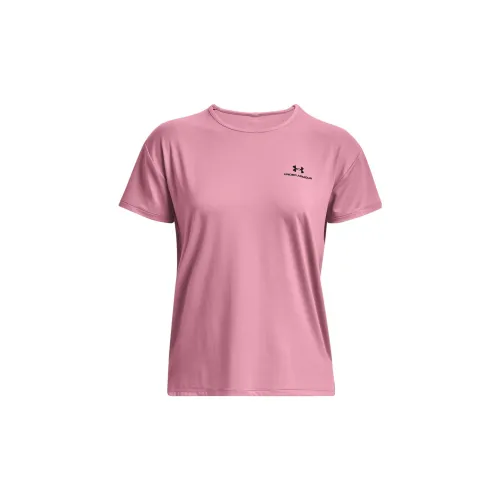 Under Armour Rush T-Shirts Women's Serum Pink