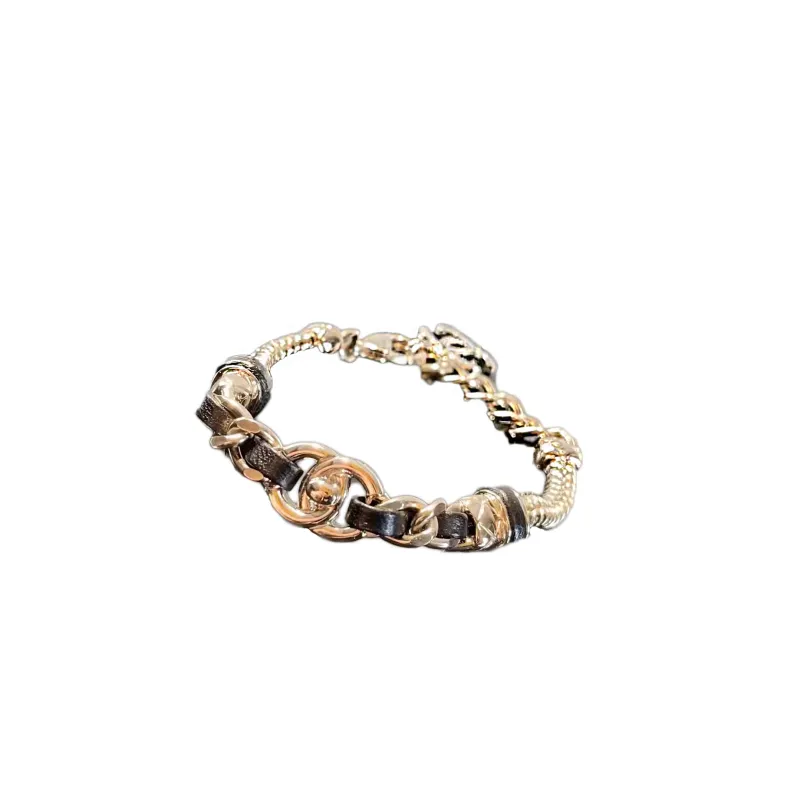 CHANEL Bracelets Women's Black/Gold-0