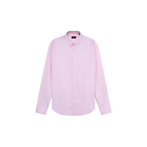 GIORGIO ARMANI Shirts Men Light Lilac