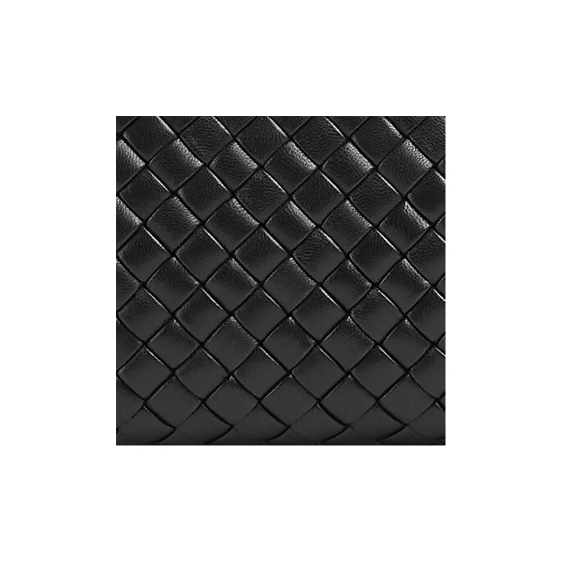 Bottega Veneta Lambskin Clutch Regular Women's Black-4