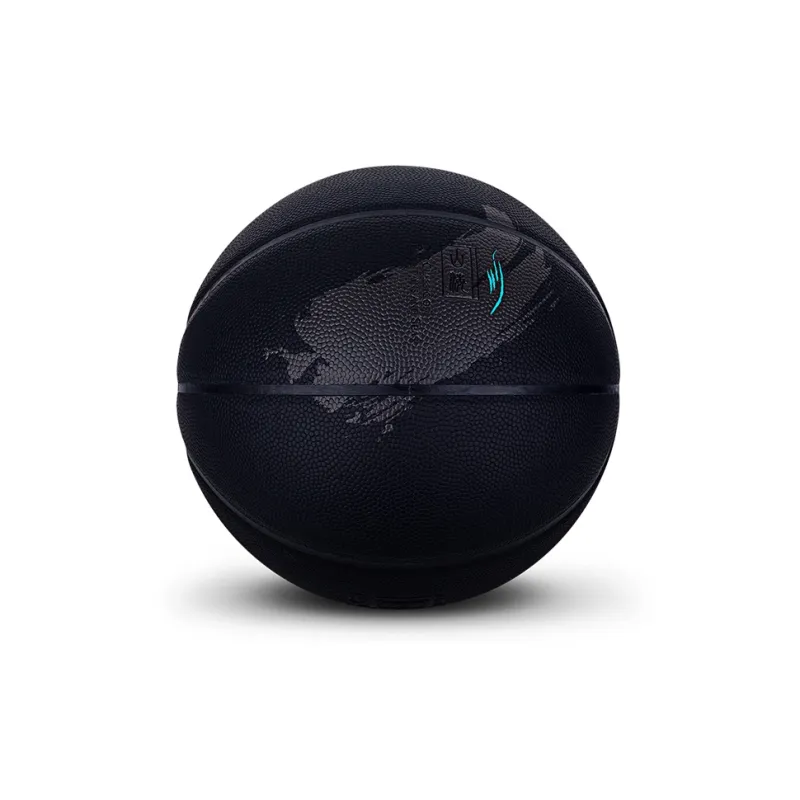 SPALDING Shan Hai Jing Series PU Basketball Black Blue Size 7 Training Unisex-4