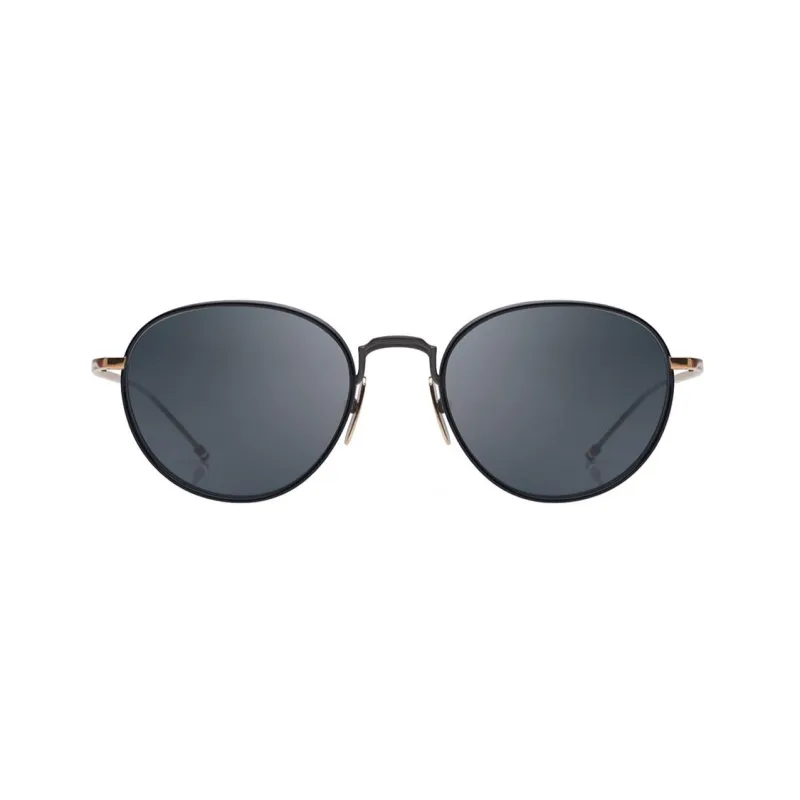 THOM BROWNE Round frame Tinted Sunglasses-1