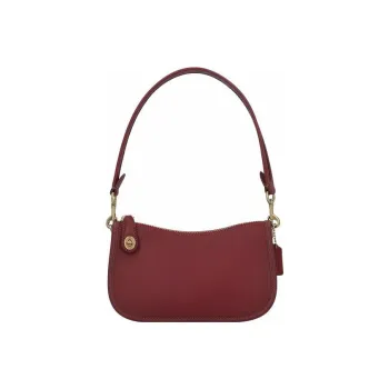 COACH Swinger Glove Tanning Shoulder Bag, Handbag, Shoulder Bag Women's Cherry Red