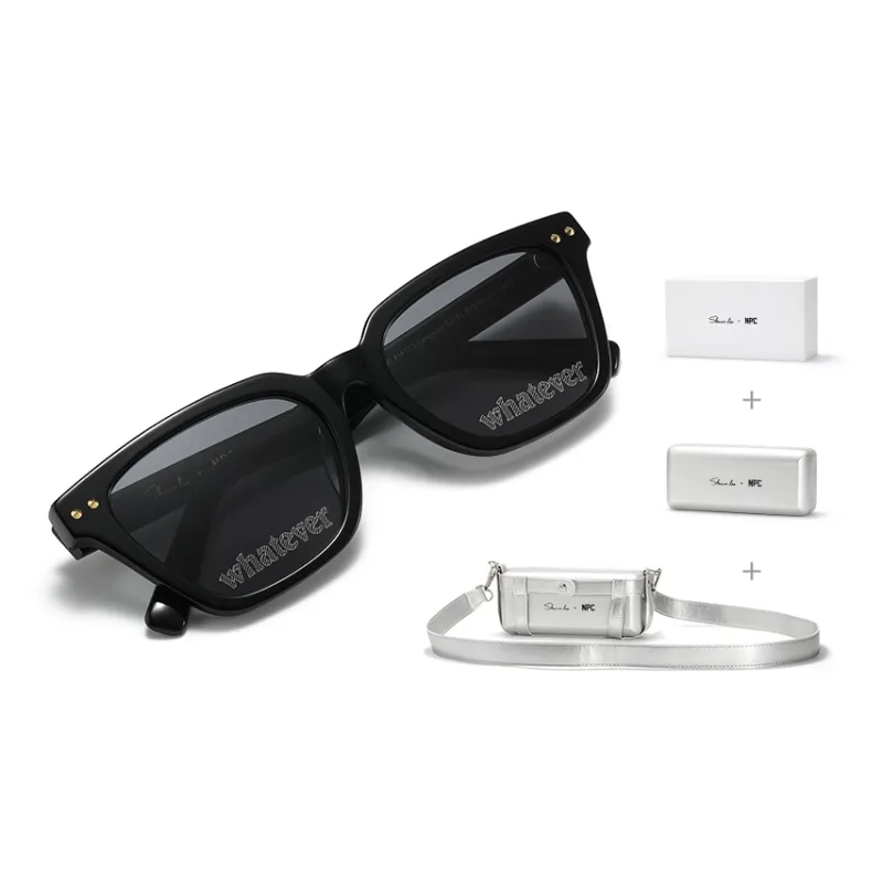 SHAWN LEE Plate Frame Square Sunglasses Unisex-2