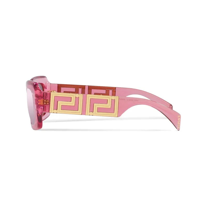 VERSACE Logo-plaque Square-shape Sunglasses-2