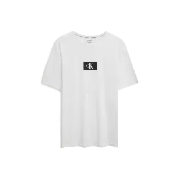 CALVIN KLEIN Pajama Tops Men's Moon White