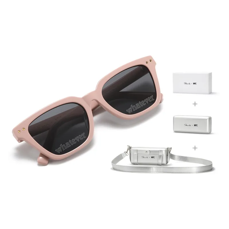 SHAWN LEE Plate Frame Square Sunglasses Unisex-8