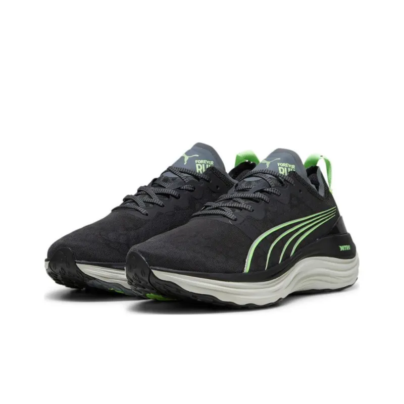 PUMA ForeverRun Nitro Running Shoes 'Black Green'-1