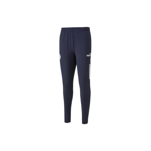 PUMA Manchester City Knitted Sweatpants Men Blue