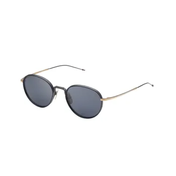THOM BROWNE Round frame Tinted Sunglasses
