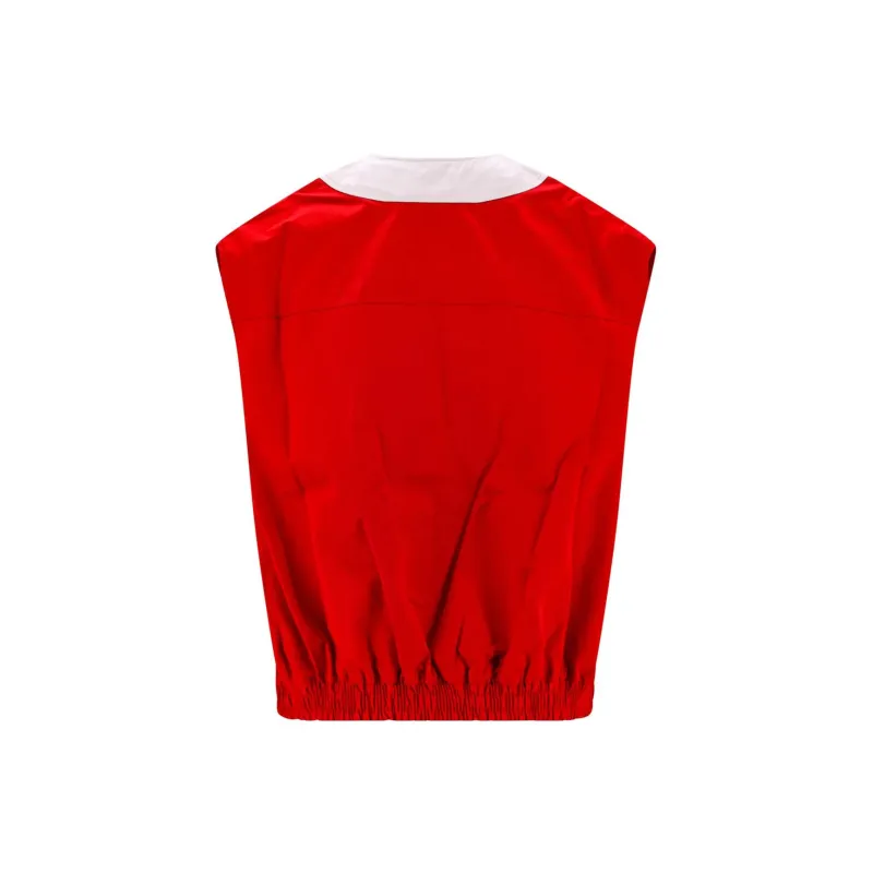 GUCCI Logo Patch Two Toned Gilet-1