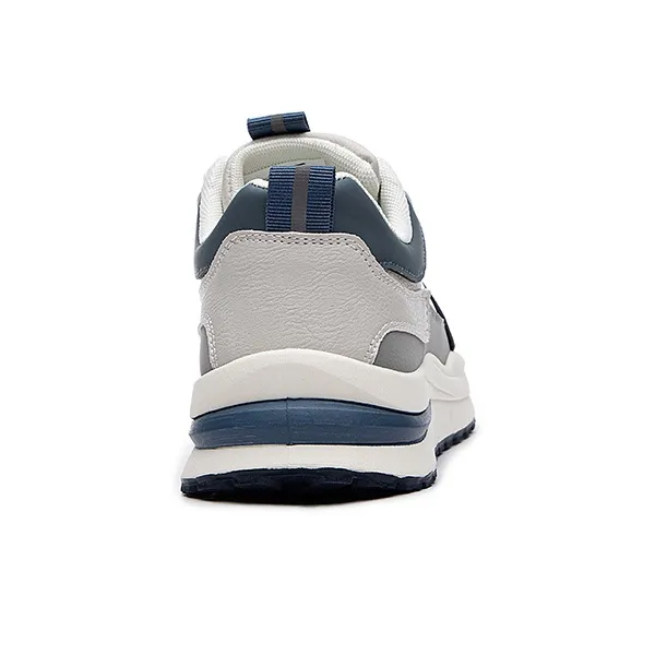 Warrior Wear resistant And Lightweight Low Top Casual Shoes Men's Beige Blue-3