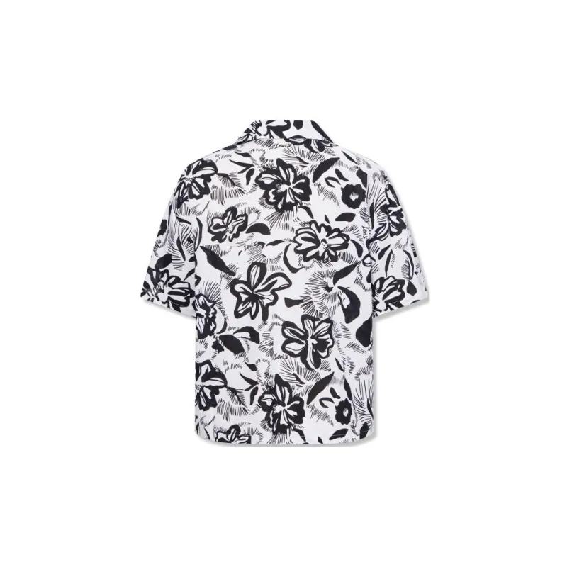 Levis Shirts Women's Black White Print-1