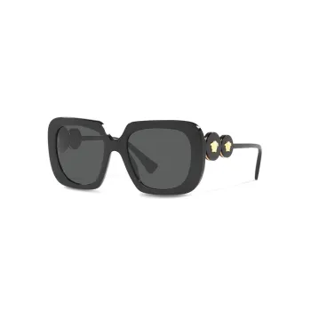 VERSACE Eyewear Medusa Head Round frame Sunglasses