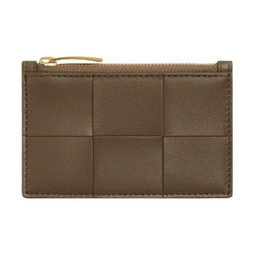 Bottega Veneta Intrecciato Zipped Card Holder