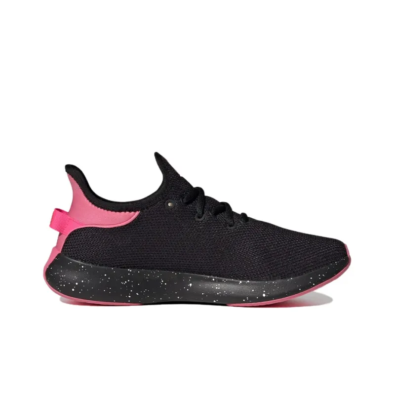 Adidas Cloudfoam Pure 'Black Lucid Pink' Women's-1