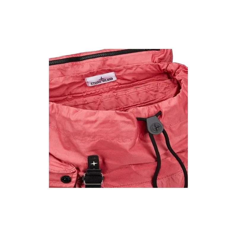 STONE ISLAND Canvas Backpack Regular Men's Red-4