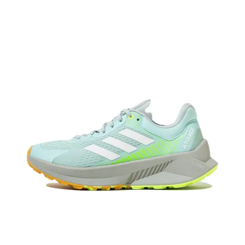 Adidas Terrex Soulstride Trail Running Shoes Women's Low-Top Blue/Yellow