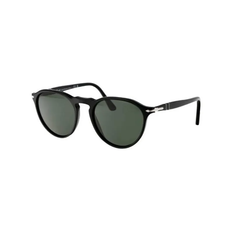 PERSOL Tortoiseshell effect Round frame Sunglasses-0