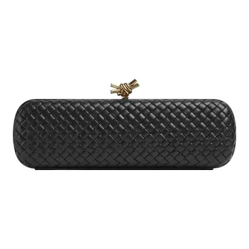 Bottega Veneta Lambskin Clutch Regular Women's Black