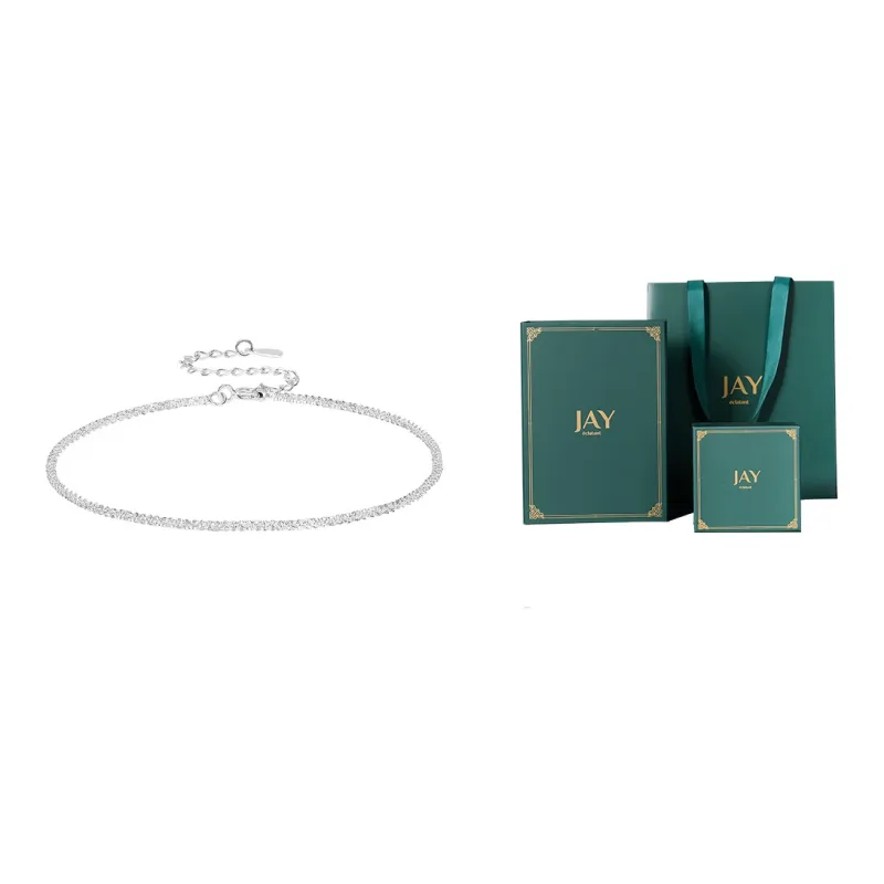 JAY 925 Sterling Silver Anklets Women's-5