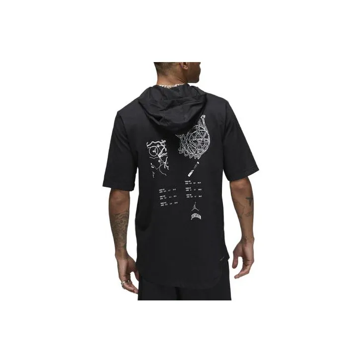Jordan Sport Dri Fit Hooded T shirt-1