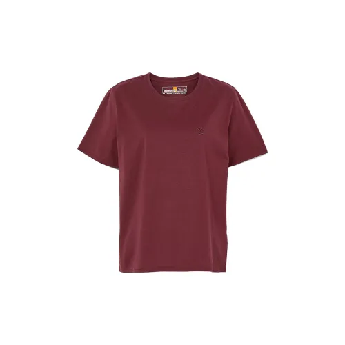 Timberland T-Shirts Women's Deep Red