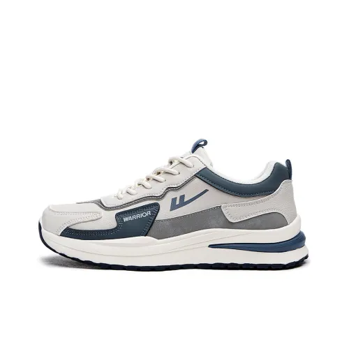 Warrior Wear resistant And Lightweight Low Top Casual Shoes Men's Beige Blue