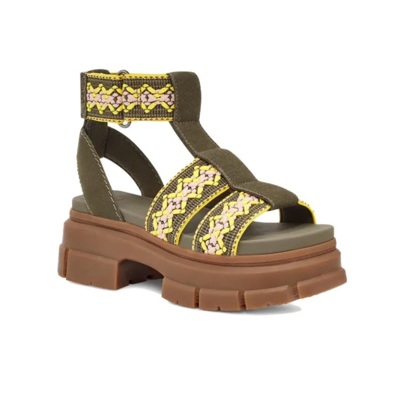 UGG Strap Sandals Women's Burnt Olive-2
