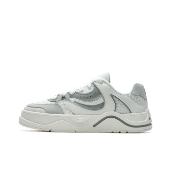 FILA FUSION 50 50 Wide Coverage Cushioning Impact Resistance Quick Dry Low Top Skateboard Shoes Men's Milk White