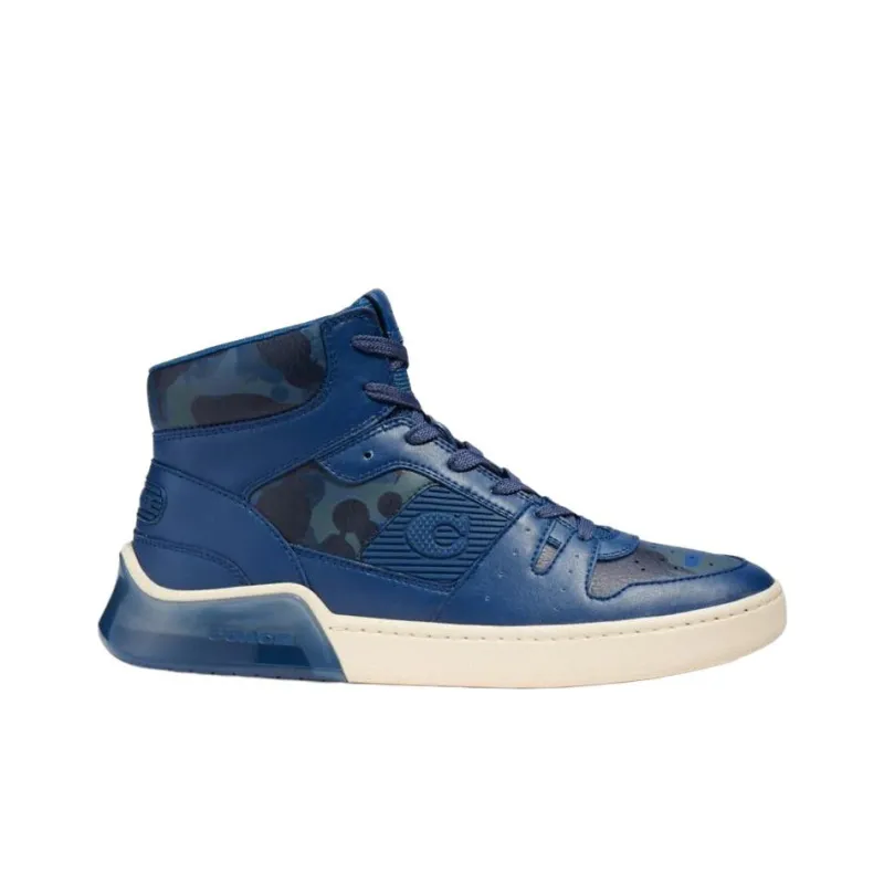 COACH CitySole High Top Skateboard Shoes Men's Marine Blue-1