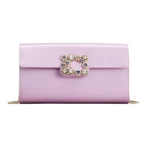 Roger Vivier Flower Strass Clutches