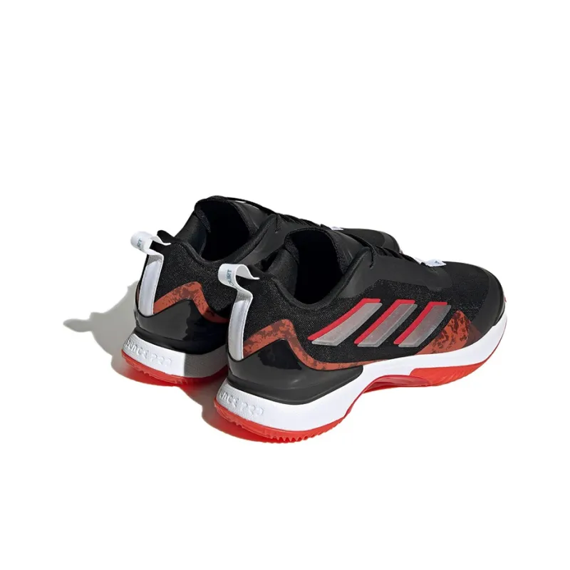 Avacourt Women's Adidas Clay Court 'Black Scarlet Women's-3