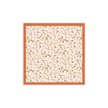 CH＇IN MELODY Silk Scarves Women's