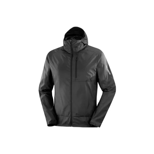 SALOMON Jackets Men Black