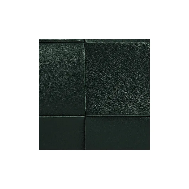 Bottega Veneta Brick Casstte Cow Leather Shoulder Bag, Crossbody Bag Trumpets Men's Dark Green-4