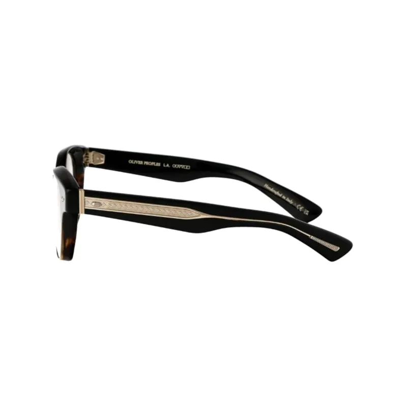 Oliver Peoples Tortoiseshell-effect Round-frame Glasses-2